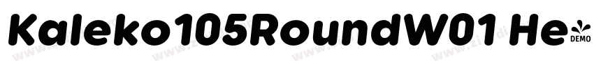 Kaleko105RoundW01 He字体转换